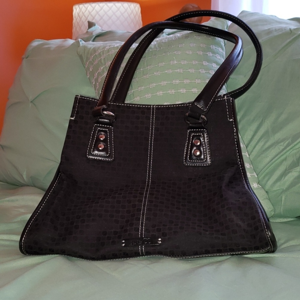 Black patterned purse